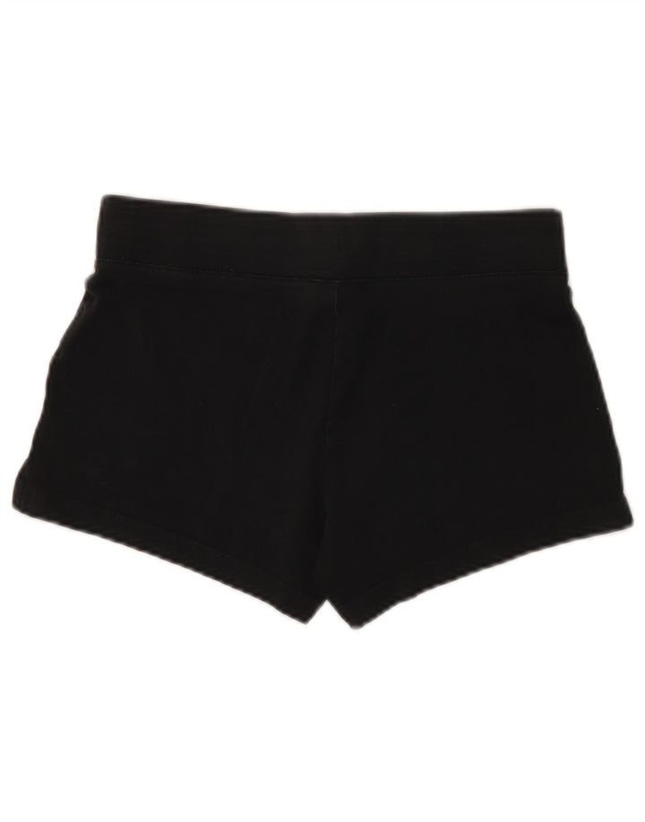 Shorts esportivos femininos Nike UK 10 pequeno algodão preto