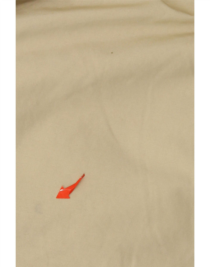 Jaqueta masculina acolchoada com capuz Woolrich UK 42 XL algodão bege