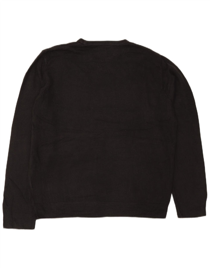 Suéter masculino Marks & Spencer com gola redonda XL preto acrílico