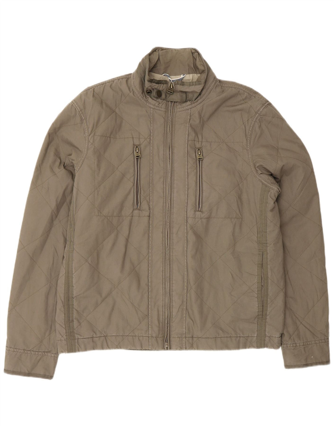 Jaqueta bomber masculina Marks & Spencer Reino Unido 38 algodão cáqui médio