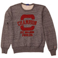 Champion moletom masculino gráfico jumper pequeno algodão manchado cinza