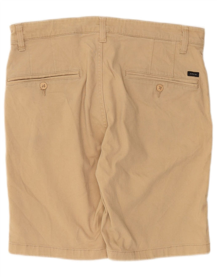 Rip Curl Mens Chino Shorts W30 Algodão Bege Médio