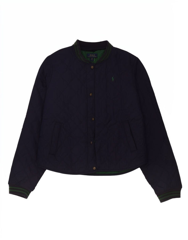 Polo Ralph Lauren Meninos Jaqueta Acolchoada 15-16 Anos XL Azul Marinho Poliéster