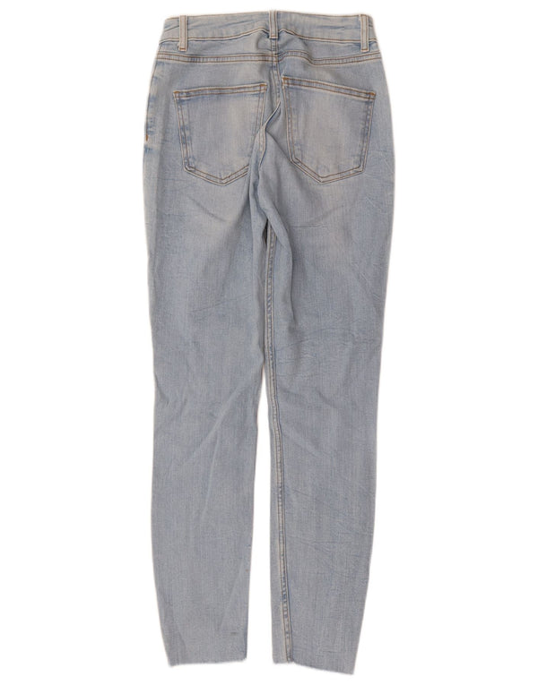 Calça jeans skinny feminina Zara EU 36 XS W26 L28 azul algodão
