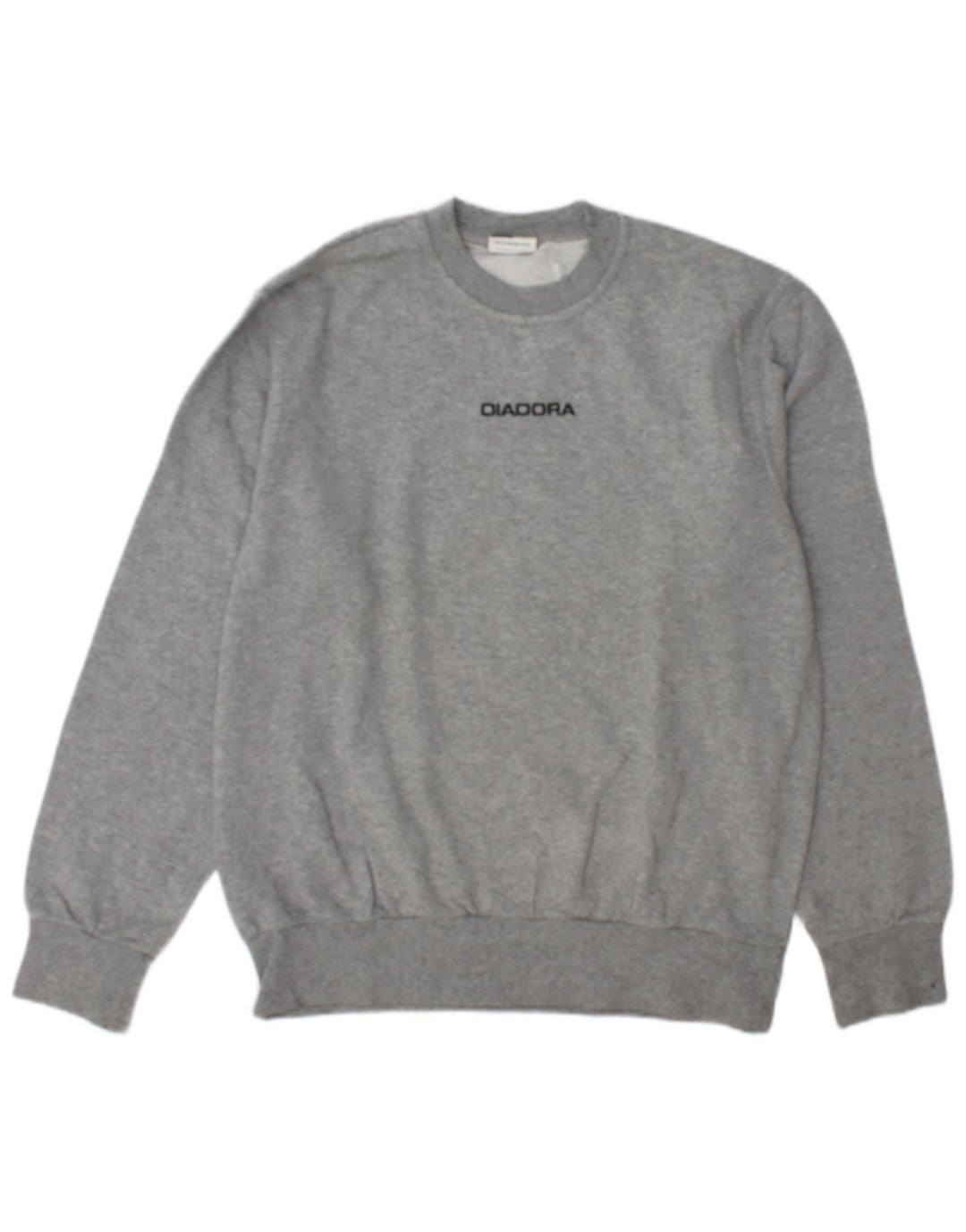 Diadora Mens Graphic Sweatshirt Jumper Médio Algodão Cinza