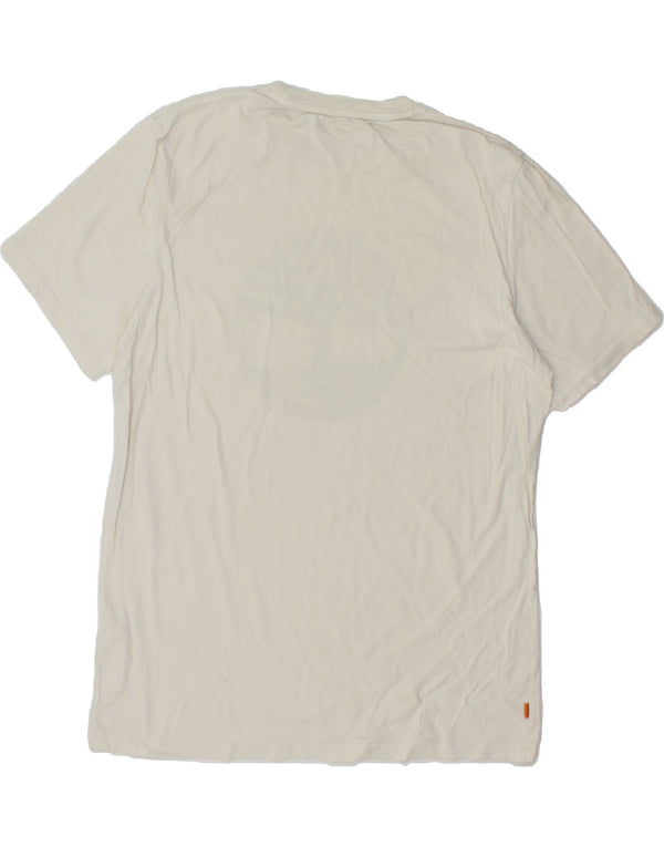 Camiseta masculina gráfica TIMBERLAND grande branco
