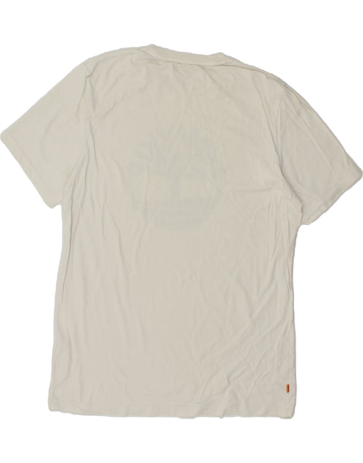 Camiseta masculina gráfica TIMBERLAND grande branco