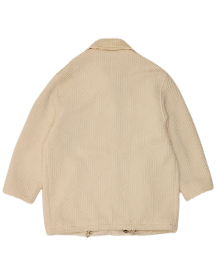 Jaqueta bomber feminina oversized BYBLOS IT 44 médio off white poliamida