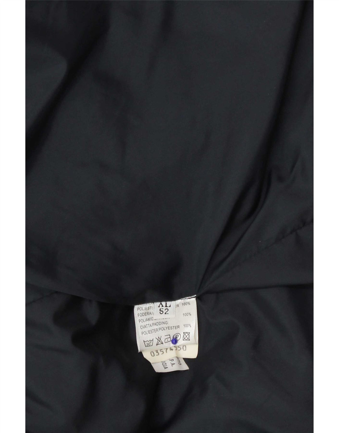 Sobretudo masculino Valentino IT 52 XL azul marinho poliéster