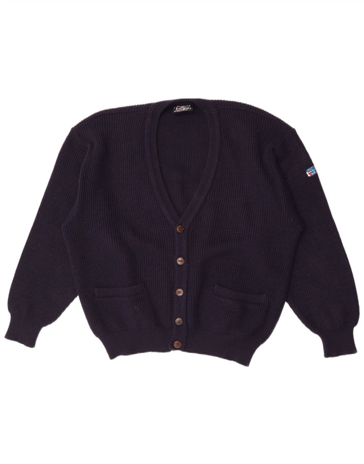 Suéter cardigã masculino North Pole XL azul marinho