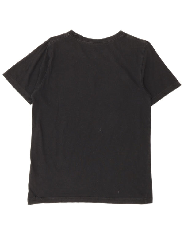 Camiseta gráfica Jordan Boys Top 12-13 anos grande algodão preto