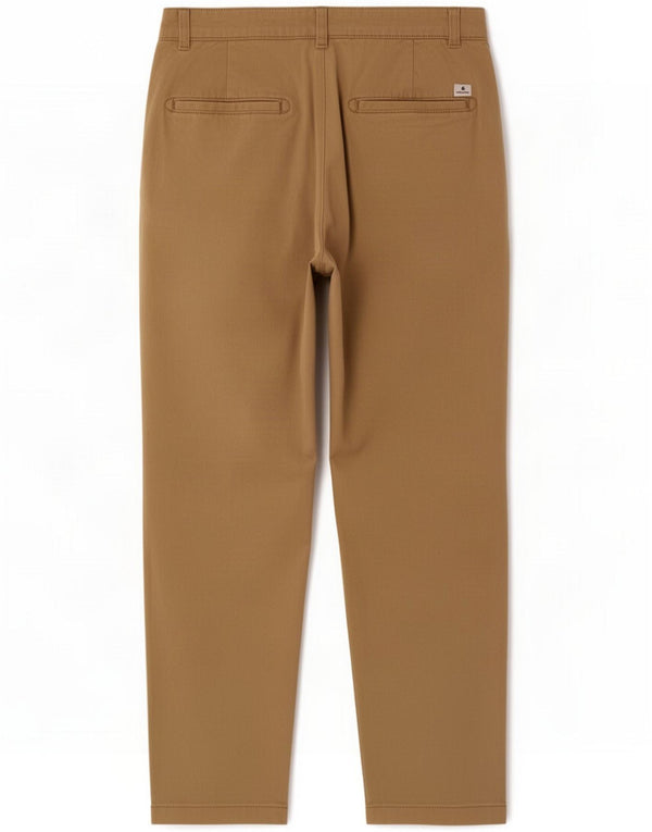 Jack & Jones Calça masculina folgada cortada W30 L25 Algodão bege