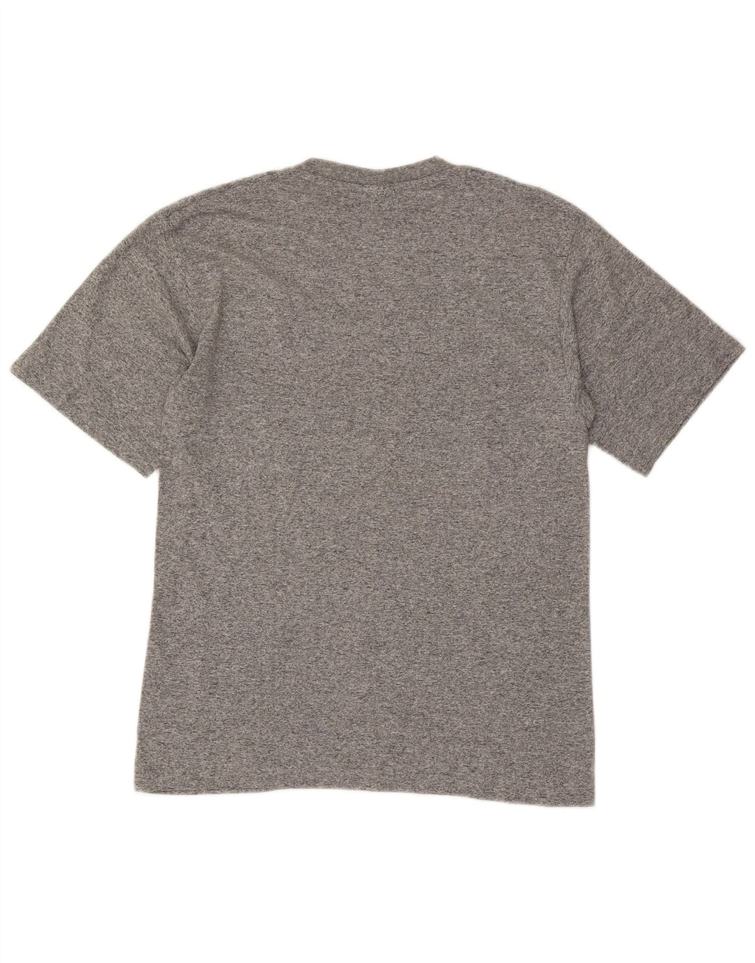 Camiseta masculina com estampa gráfica Champion pequeno algodão manchado cinza
