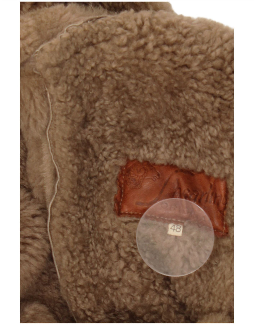 SHEARLING Casaco feminino com capuz Shearling IT 48 XL marrom