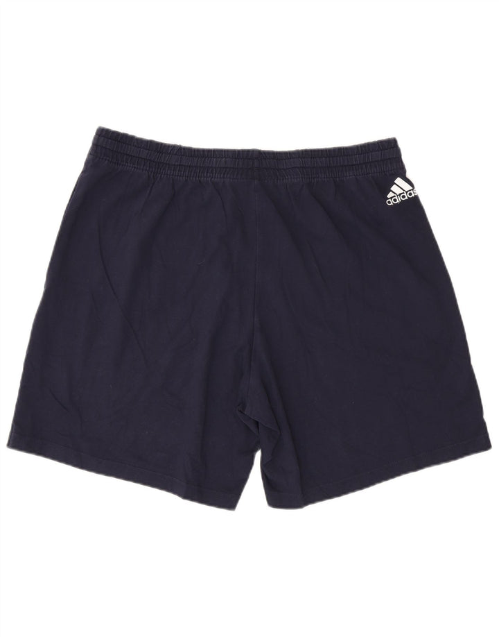 Shorts esportivos gráficos masculinos ADIDAS XL azul marinho algodão