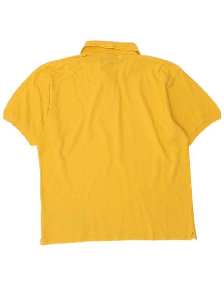 Camisa polo masculina CHAMPION grande algodão amarelo