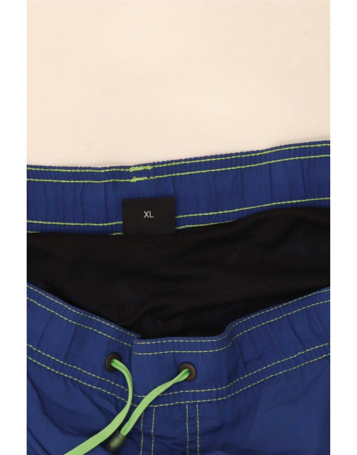 Shorts de natação masculino Hugo Boss XL azul marinho