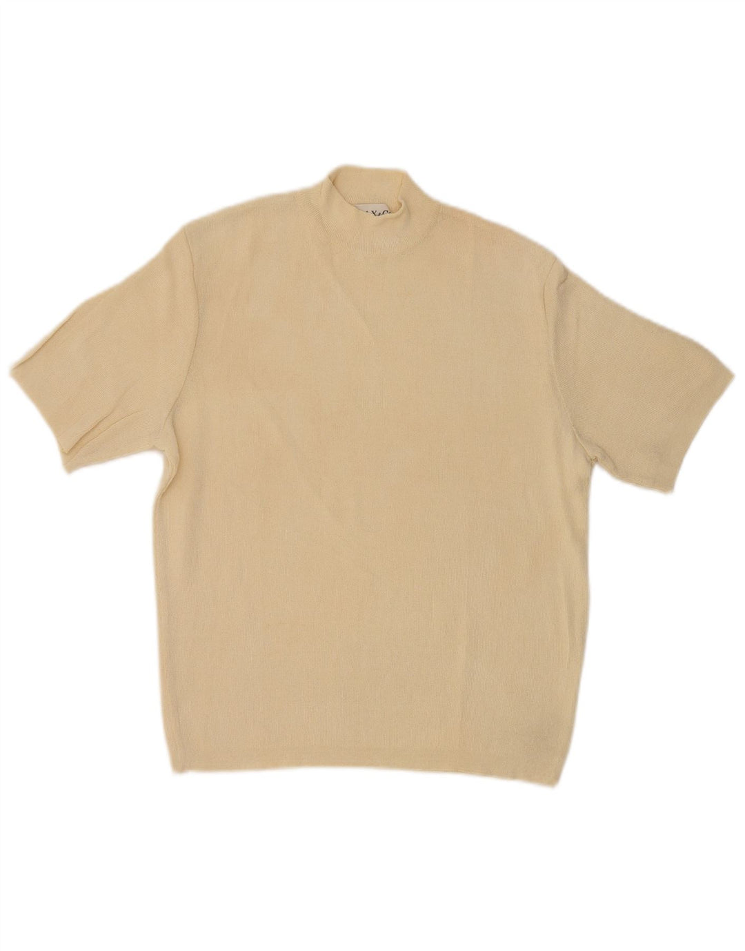 Suéter feminino Max & Co. com gola tartaruga UK 12 médio off white