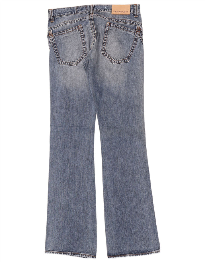 Calça Jeans Calvin Klein Feminina Flared W30 L34 Azul Algodão