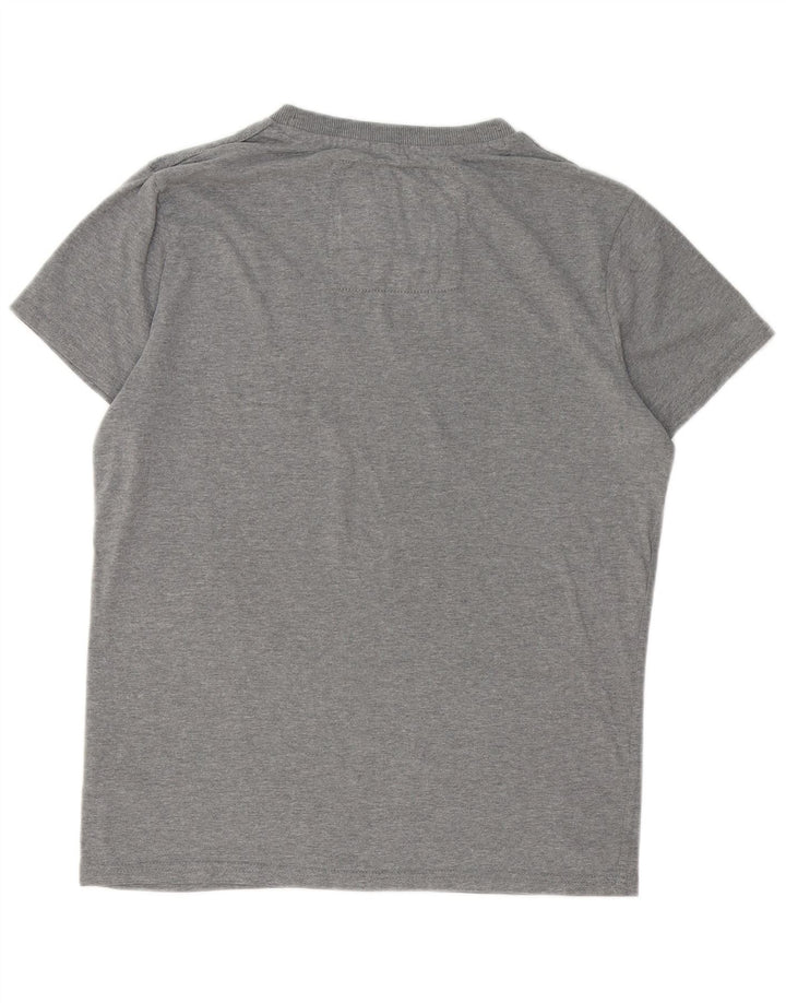 Camiseta masculina gráfica SUPERDRY Top XL algodão cinza