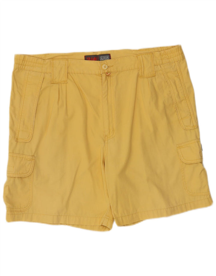 Shorts cargo masculino SLAM IT 58 4XL W42 algodão amarelo