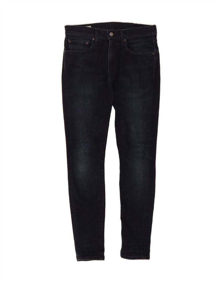 LEVI'S Mens Slim Jeans W32 L32 Navy Blue Cotton Vintage Levi's and Second-Hand Levi's from Messina Hembry 