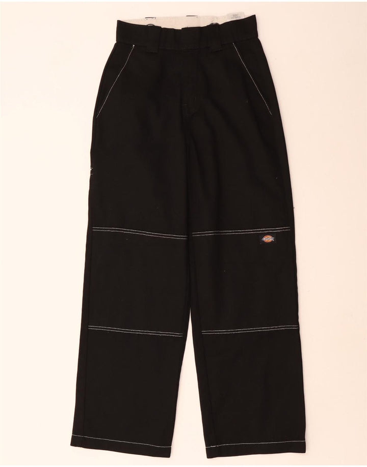 Calças cargo retas masculinas Dickies W24 poliéster preto