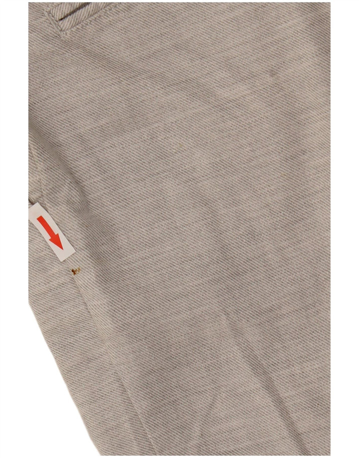 Zara Mens Chino Shorts Pequeno W30 Cinza