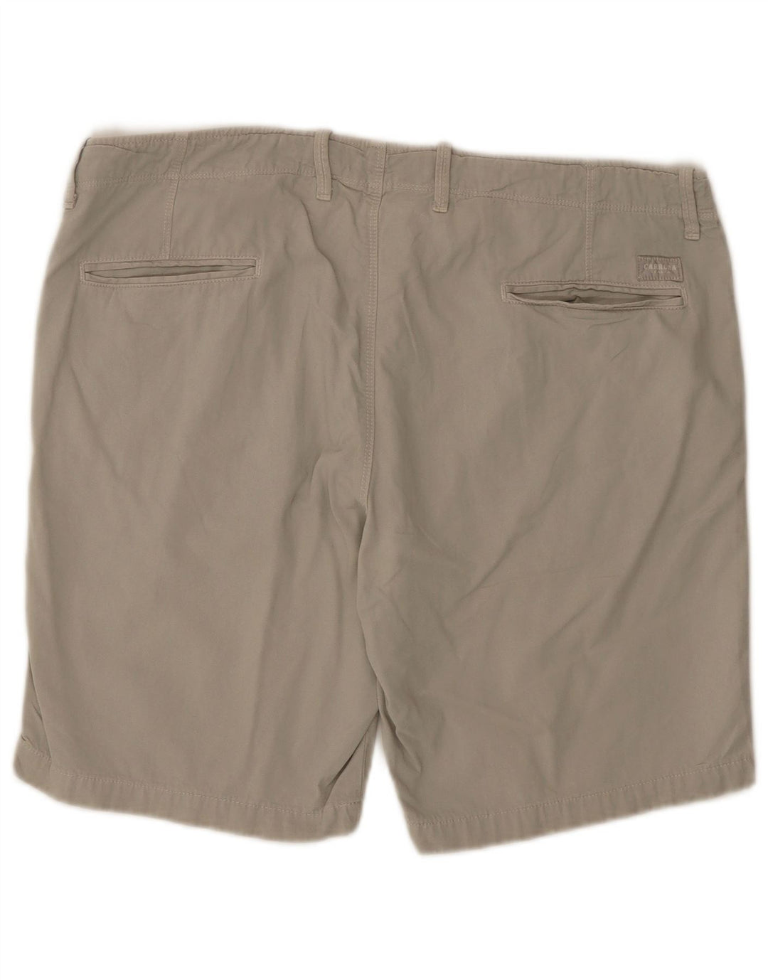CARRERA Mens Chino Shorts IT 56 3XL W40 Algodão Bege