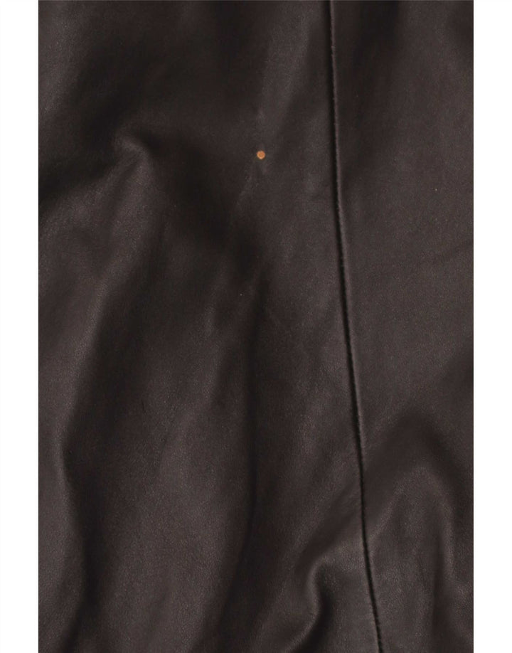 Jaqueta de couro masculina vintage UK 42 XL couro marrom