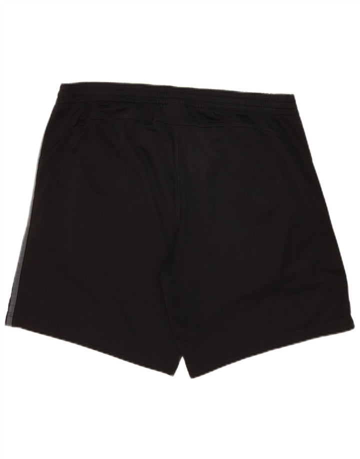 Shorts esportivos masculinos Adidas grande poliéster preto