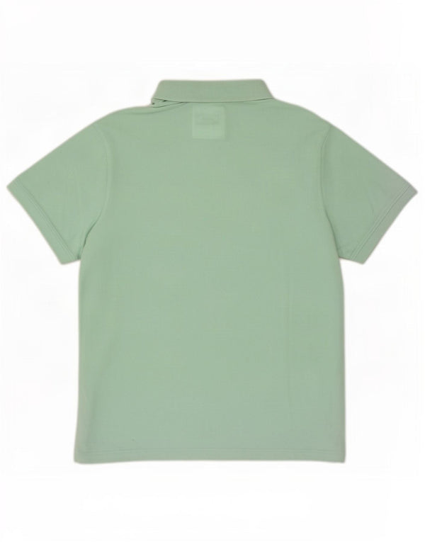 Camisa polo masculina 2XL de algodão verde da Crew Clothing