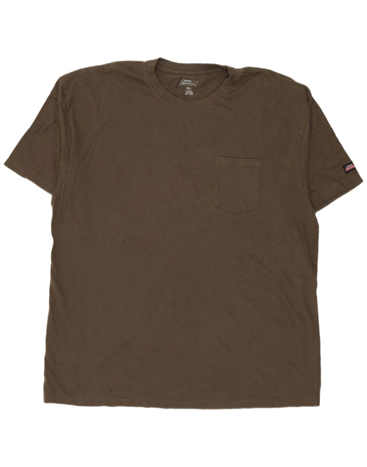 Camiseta masculina Dickies Top 3XL algodão cáqui