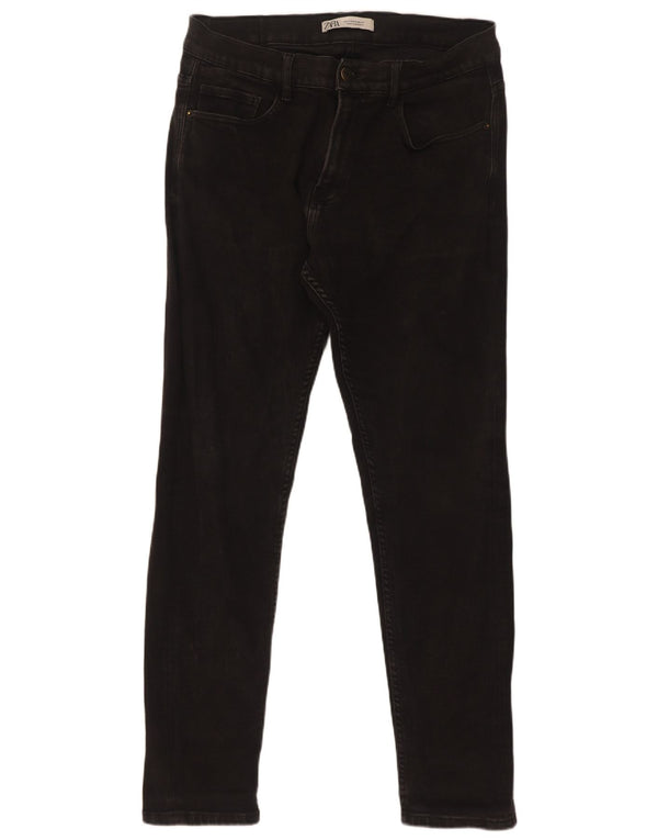 Zara Jeans Skinny Masculino EU 44 Grande W34 L32 Preto