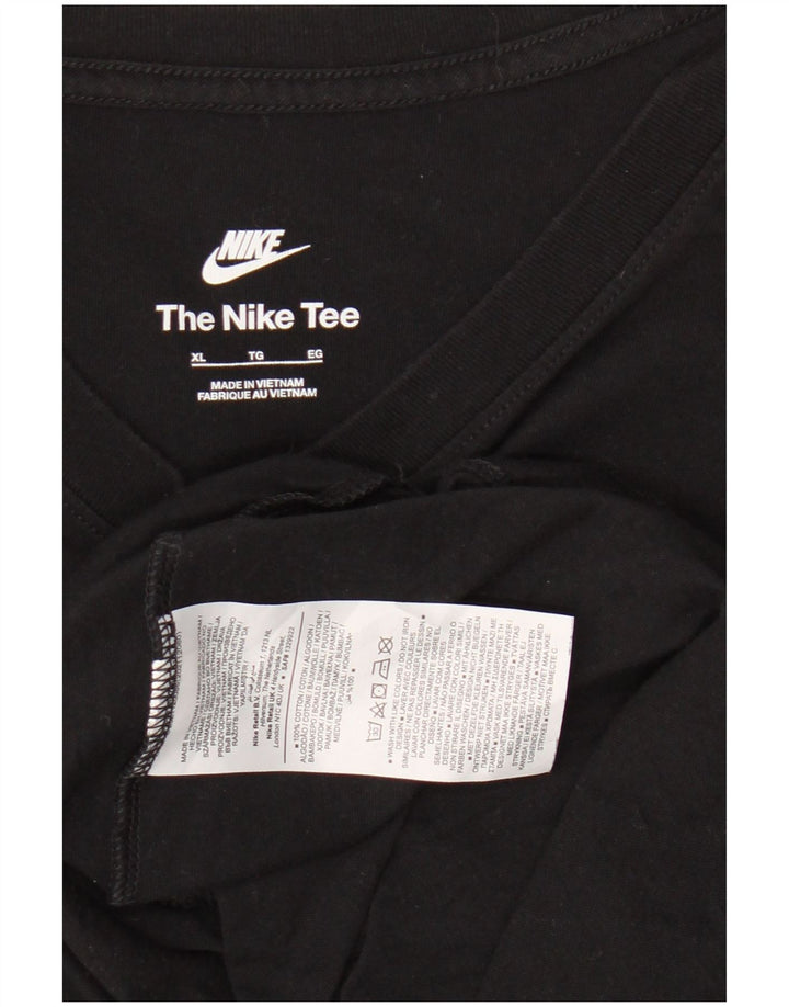 Camiseta masculina NIKE Top XL algodão preto
