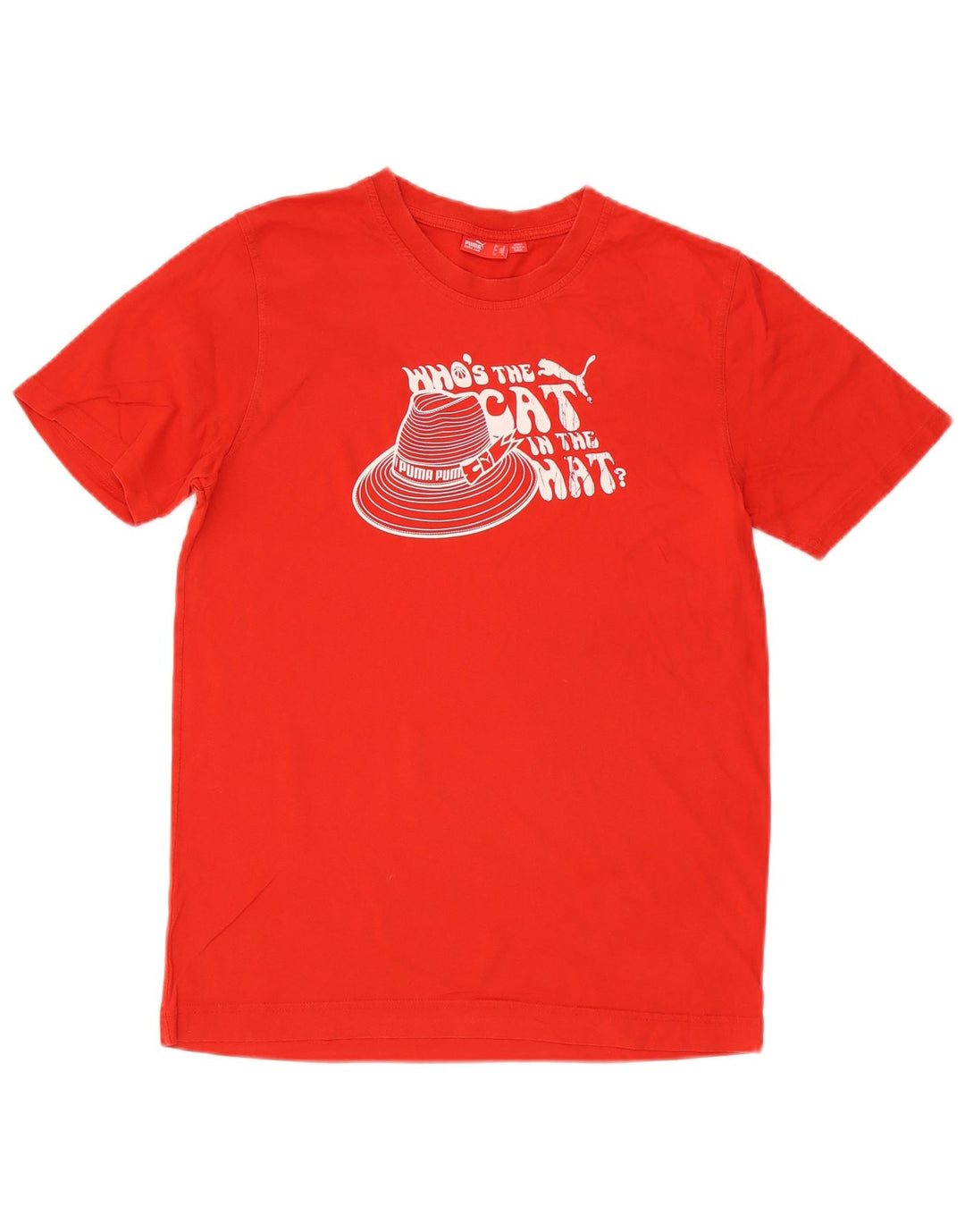 Puma Camiseta Masculina Graphic Top Médio Vermelho