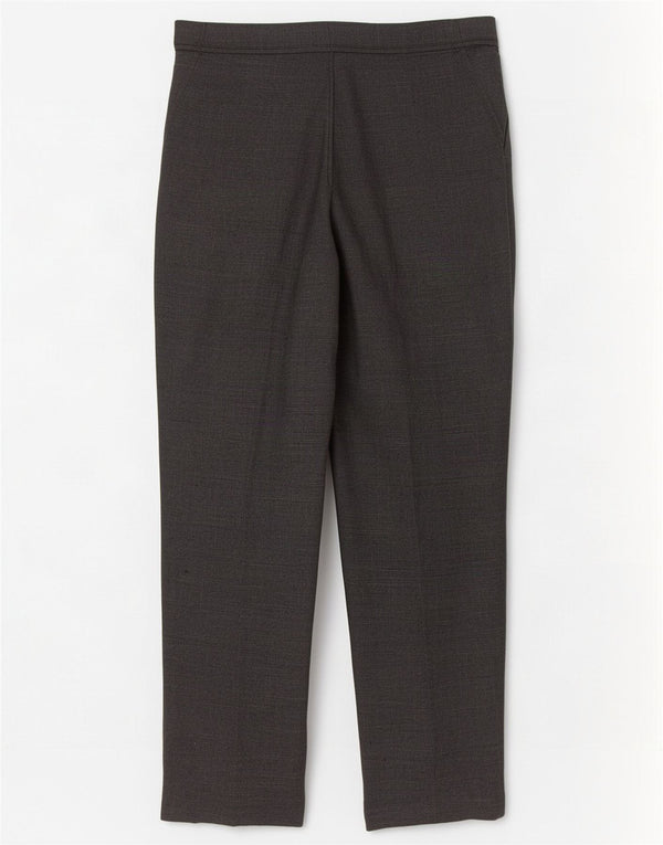 Calça feminina reta casual Marks & Spencer Reino Unido 14 grande W32 L28 cinza