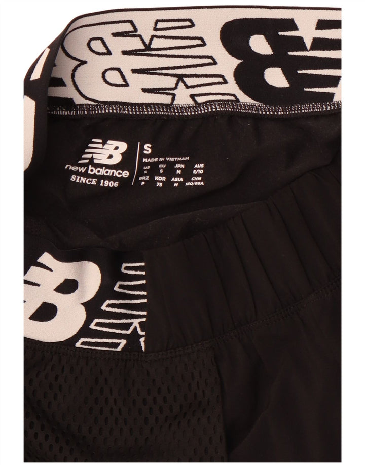 Shorts esportivos femininos NEW BALANCE UK 10 pequenos pretos