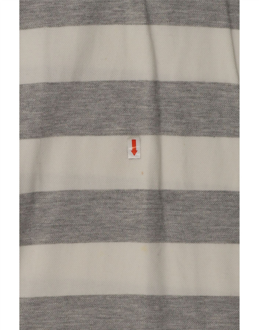 Camisa polo masculina de rugby ELLESSE listrada cinza médio