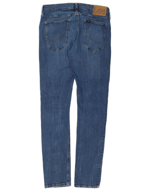 Lee Mens Luke Slim Jeans W31 L30 Azul Algodão