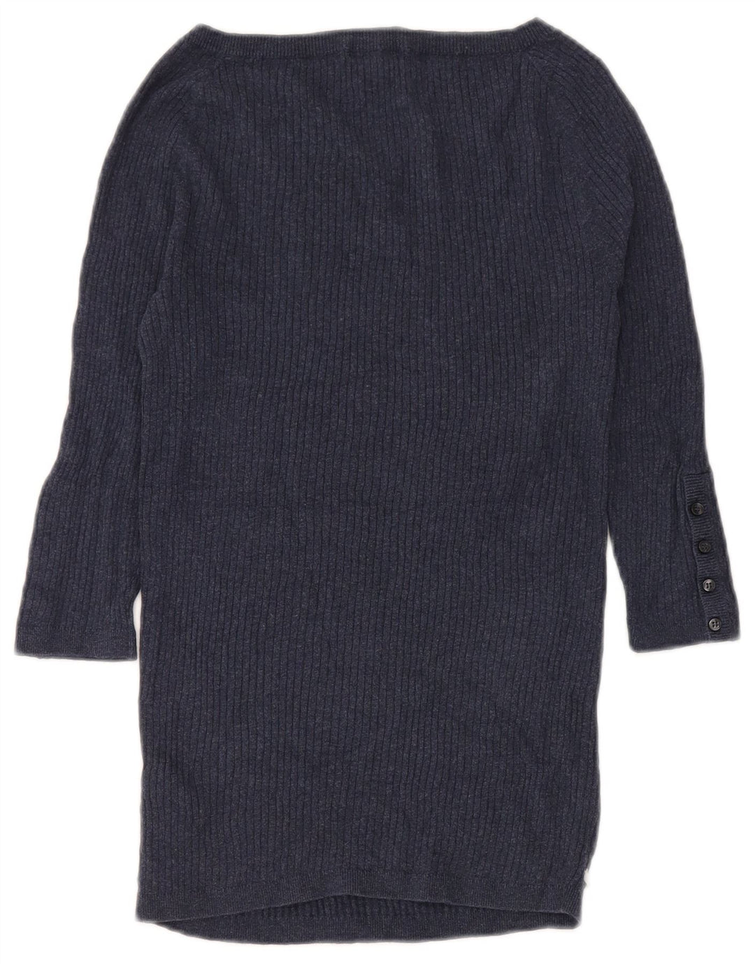 Suéter feminino Lacoste manga 3/4 com gola canoa tamanho 38 médio azul marinho