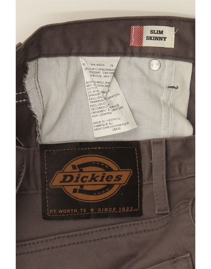 DICKIES Mens Slim Skinny Jeans W28 L30 Grey Cotton Vintage Dickies and Second-Hand Dickies from Messina Hembry 