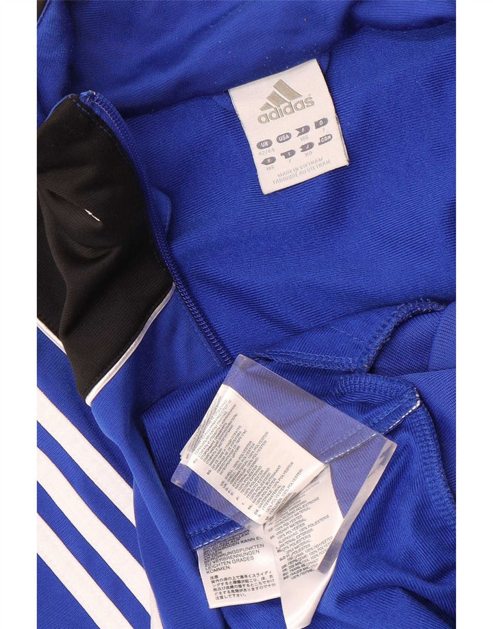 Adidas Mens Tracksuit Top Jacket UK 42/44 Grande Azul Colorblock Poliéster