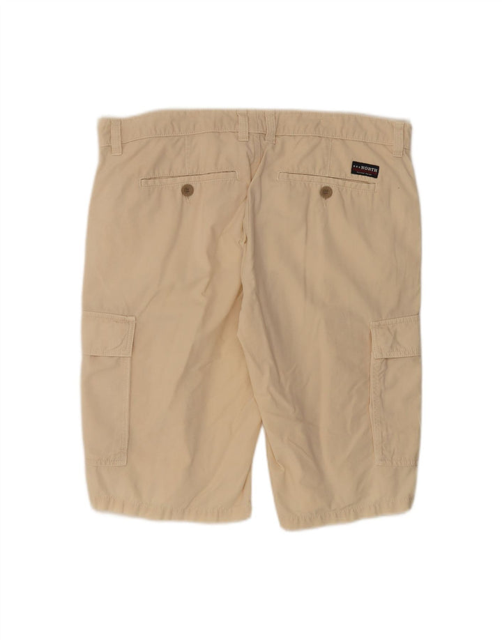 Shorts cargo masculino NORTH SAILS IT 56 3XL W38 algodão bege