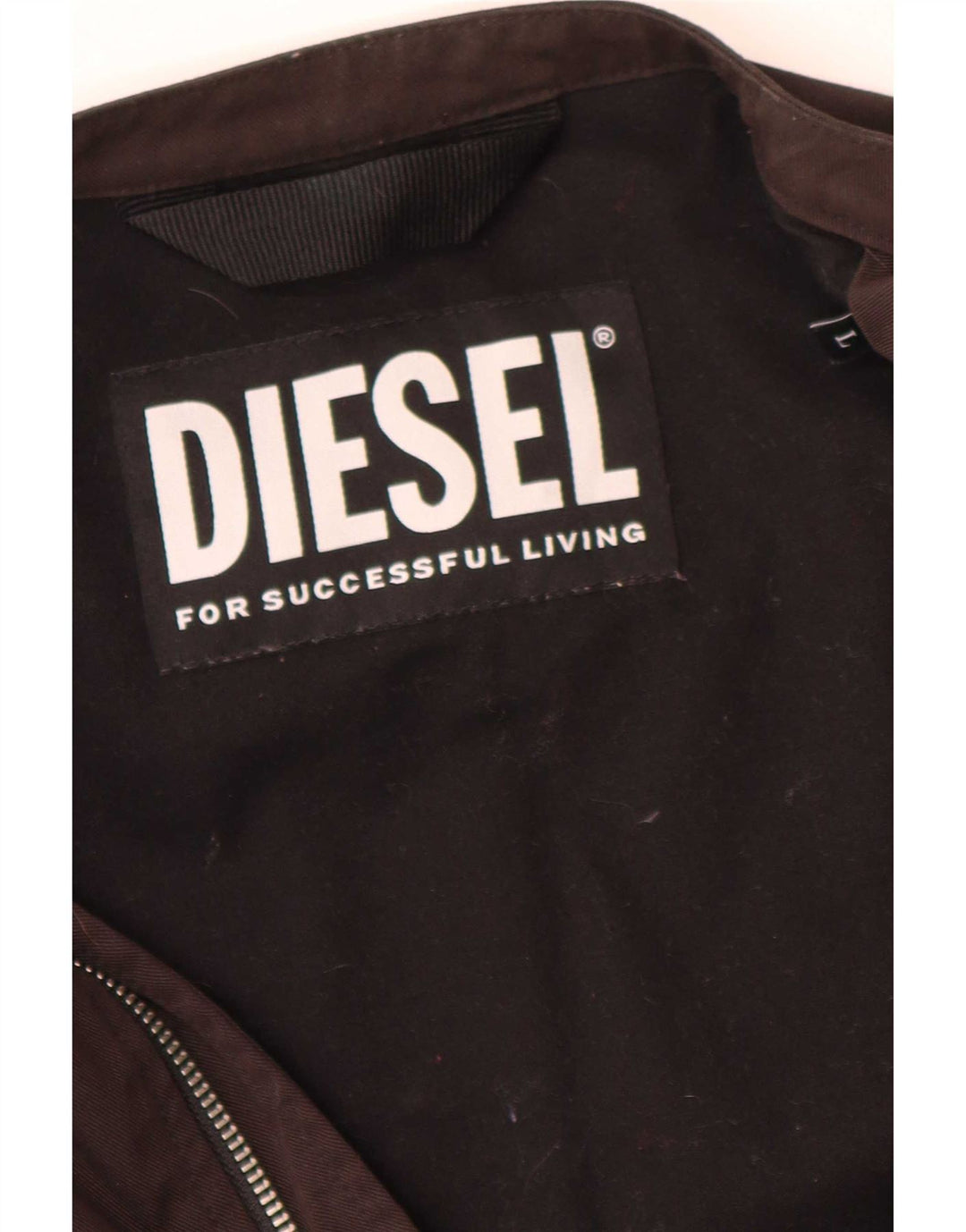 Jaqueta Bomber Masculina Diesel UK 40 Grande Nylon Marrom