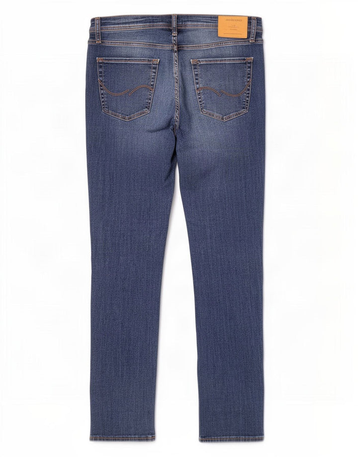 Jeans masculinos Jack & Jones Slim W34 L36 algodão azul