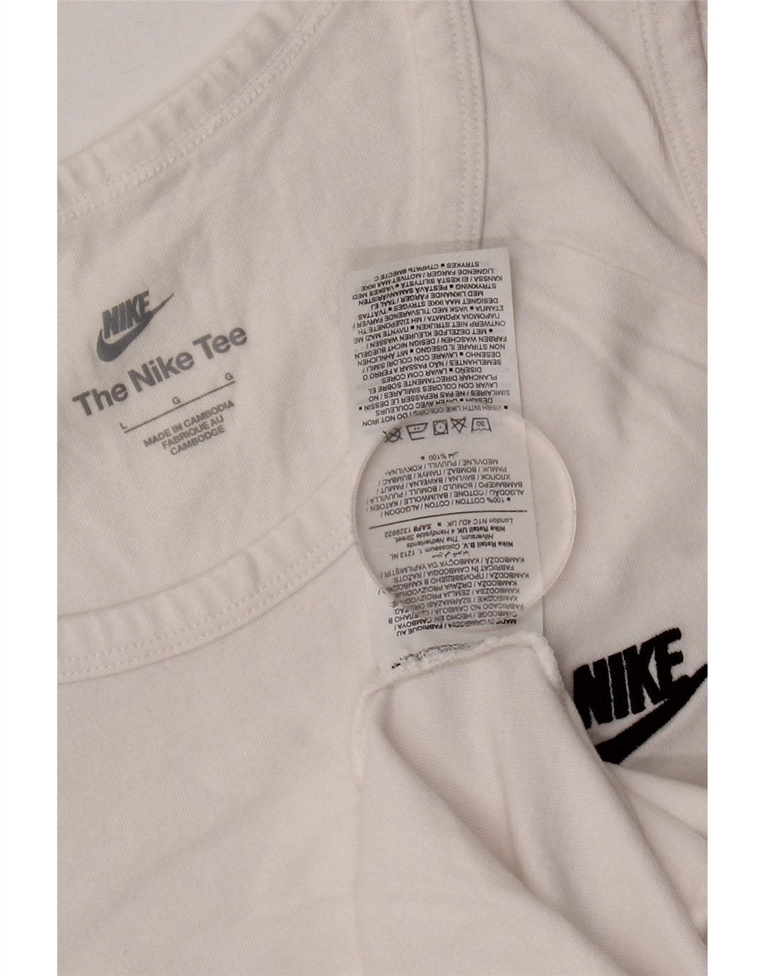 Colete Nike Masculino Top Grande Algodão Branco
