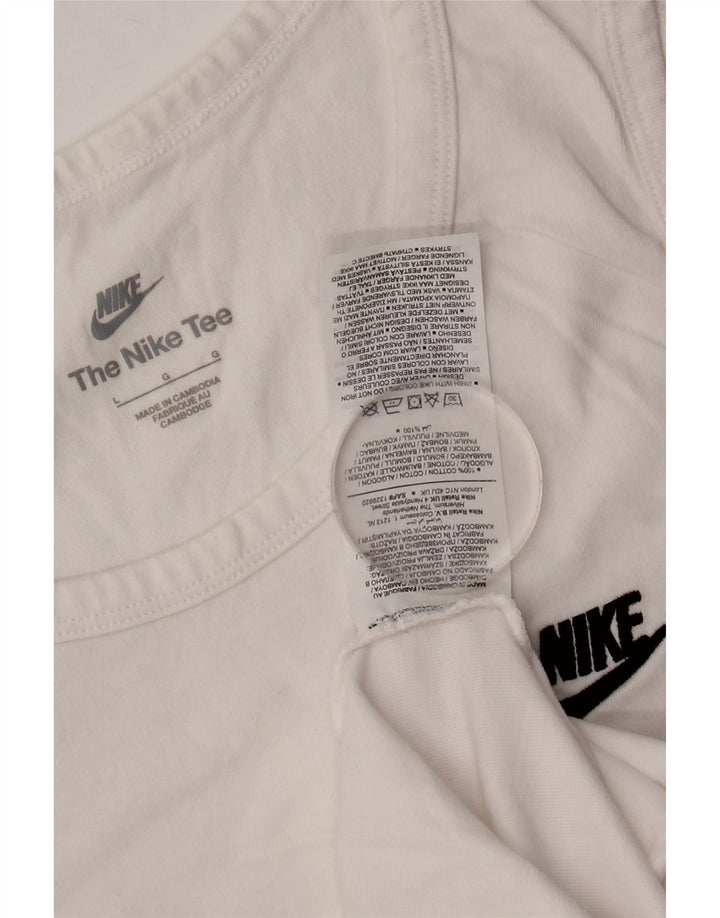 Colete Nike Masculino Top Grande Algodão Branco