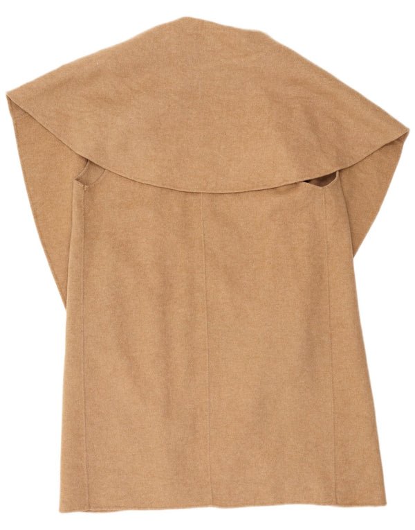 Suéter cardigã feminino Zara Oversized Longline Reino Unido 14 Médio Bege