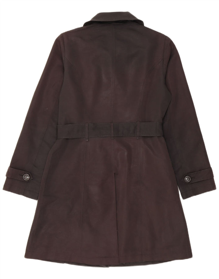 Casaco impermeável feminino Marks & Spencer Reino Unido 10 pequeno poliéster preto